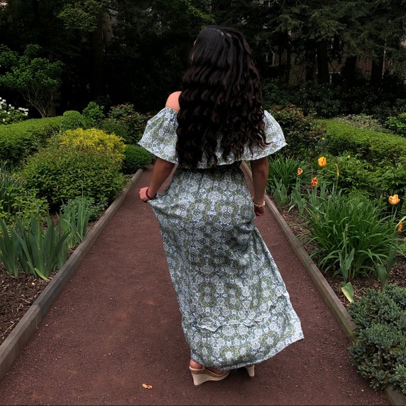 Floral Off-The-Shoulder Dress - Picture 2 of 7